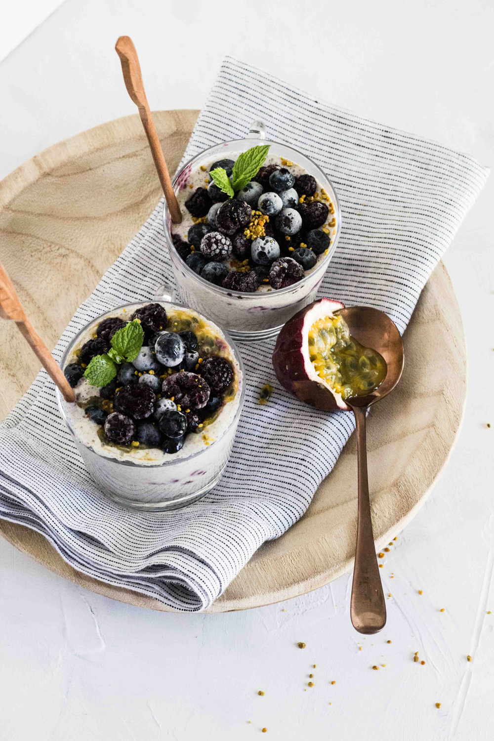 Blueberry Chia Pudding Dessert