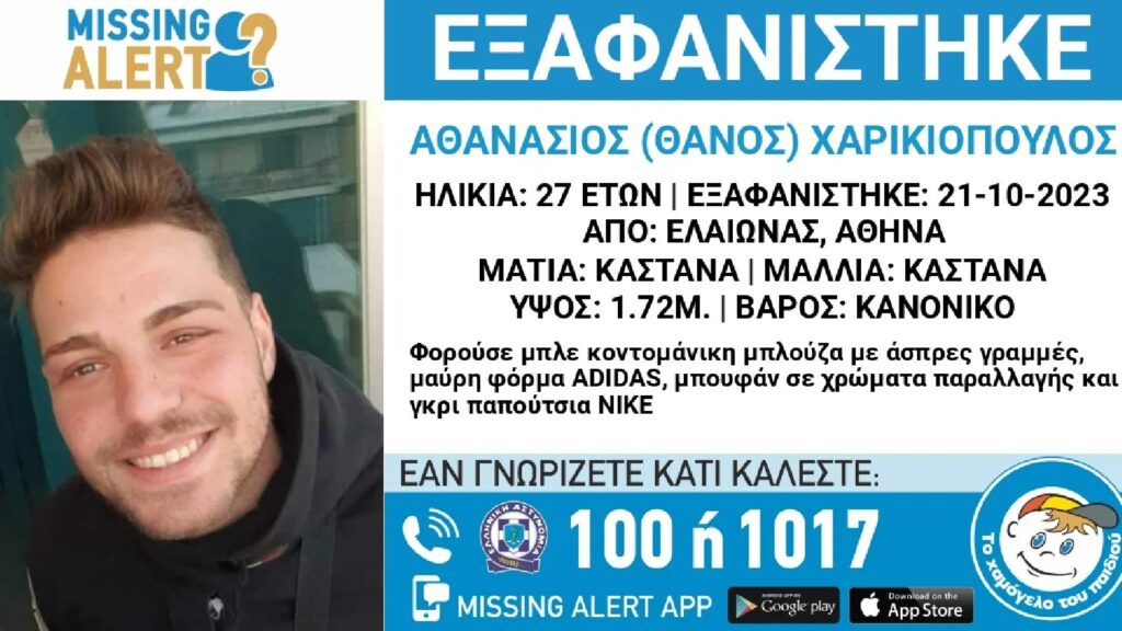 Ελαιώνας:Θρίλερ με την εξαφάνιση 27χρονου! «Ζούμε ένα δράμα, δεν αντέχουμε άλλο», λέει η μητέρα του