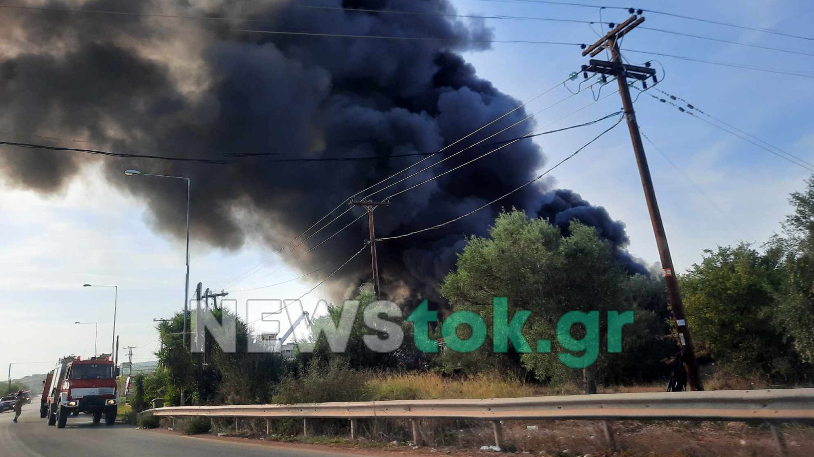 Φωτιά σε εργοστάσιο στην Εύβοια– Φόβος για έκρηξη στο σημείο! (ΒΙΝΤΕΟ - ΦΩΤΟ)