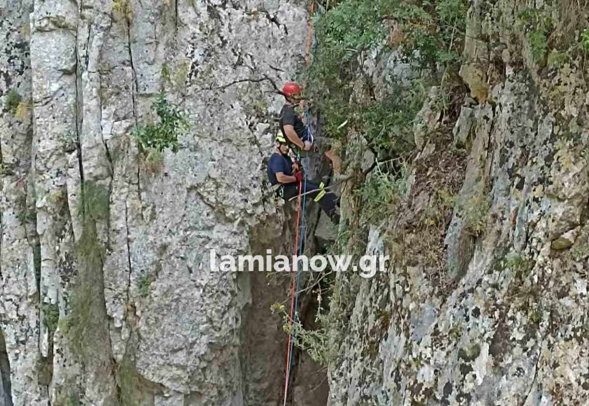 Εντοπίστηκε το ζευγάρι που εγκλωβίστηκε σε φαράγγι στον Γοργοπόταμο