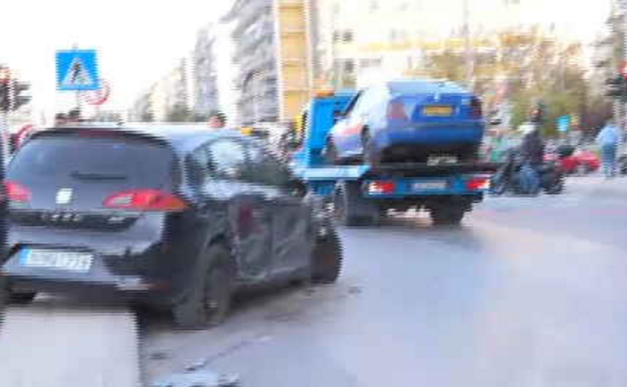 Τρομακτικό τροχαίο στο κέντρο της Θεσσαλονίκης