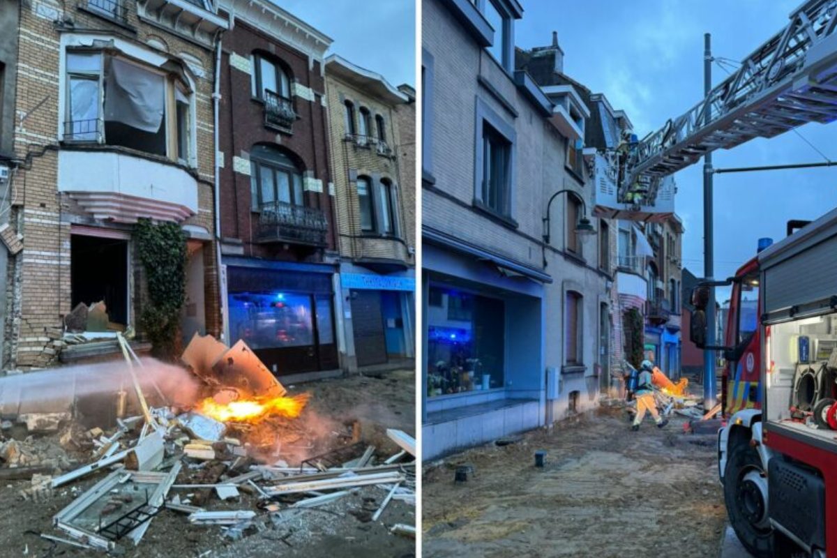 Βρυξέλλες μετά από έκρηξη σε σπίτι