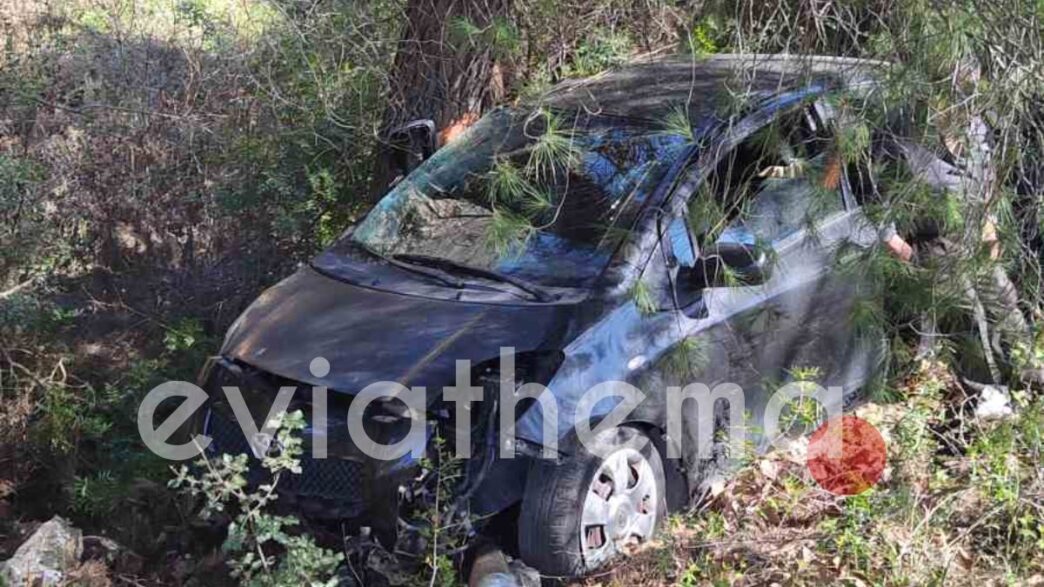 Σοβαρό τροχαίο Εύβοια μετά από εκτροπή οχήματος