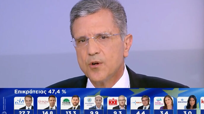 Ευρωεκλογές: Επτά κόμματα στην Ευρωβουλή - Άναυδος ο Γιώργος Αυτιάς με το αποτέλεσμα
