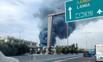Έκρηξη και μεγάλη φωτιά σε εργοστάσιο στην Κάτω Κηφισιά