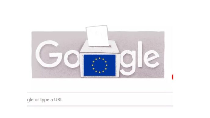 Αφιερωμένο στις Ευρωεκλογές 2024 το σημερινό doodle της Google