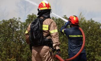 Φωτιά στο εργοστάσιο ανακύκλωσης στα Χανιά