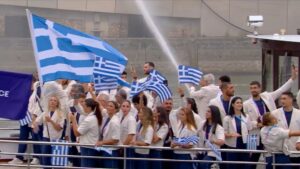 Ολυμπιακοί Αγώνες 2024: Η είσοδος της ελληνικής αποστολής