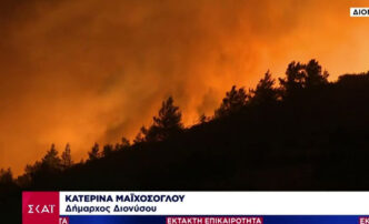 Εκκενώνονται Πεντέλη, Ντράφι, Διώνη, Δαμάρασι, Νταού, Αγ. Σπυρίδωνας, το Νοσοκομείο Παίδων και το Στρατιωτικό 414