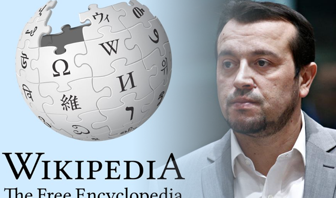 Η Wikipedia «έχρισε» τον Νίκο Παππά αρχηγό της Αξιωματικής Αντιπολίτευσης