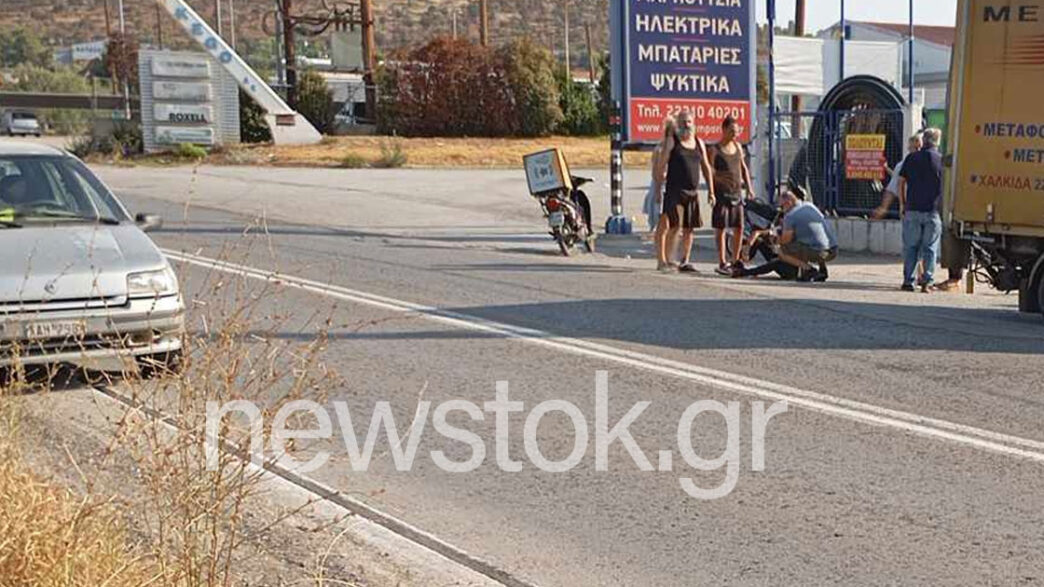 Εύβοια: Σοβαρό τροχαίο μοτοσυκλετιστή με φορτηγό με τραυματία