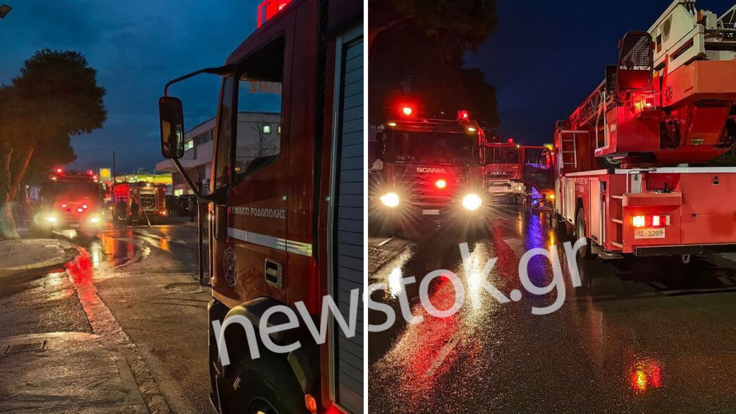 Φωτιά σε επιχείρηση με έπιπλα στις Αχαρνές