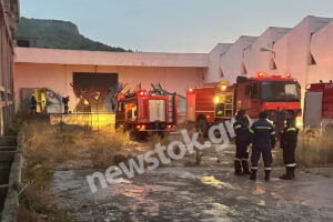 Πυρκαγιά σε υπόγειο κτιρίου πρώην οινοποιίας στο Πικέρμι (ΦΩΤΟ)