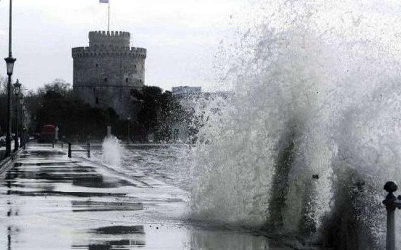 ανέμους έως 11 μποφόρ στη Θεσσαλονίκη