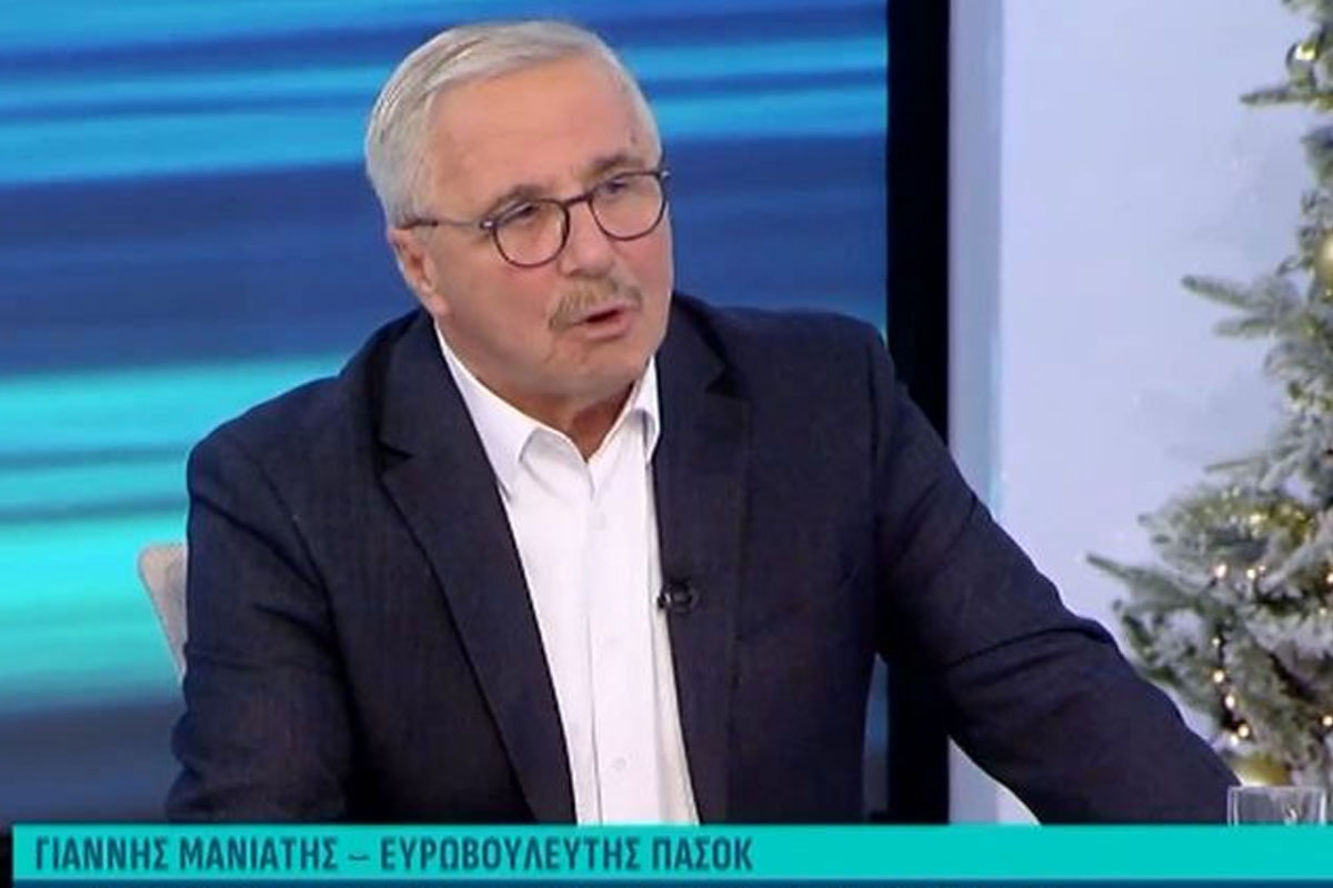 Γιάννης Μανιάτης: Άριστη επιλογή για Πρόεδρος της Δημοκρατίας ο Ευάγγελος Βενιζέλος