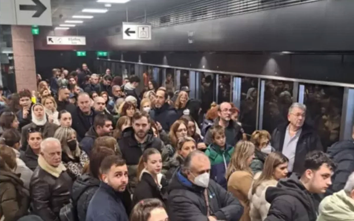 Ακινητοποιήθηκε ξανά συρμός στο Μετρό Θεσσαλονίκης