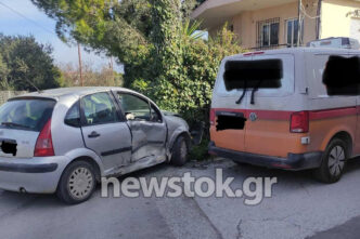 Τροχαίο ατύχημα στην Αρτέμιδα