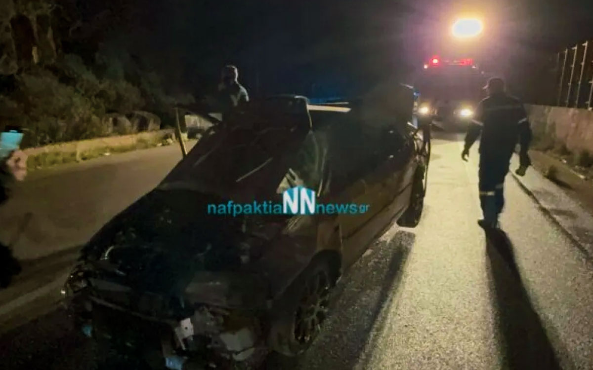 Τραγικό τροχαίο στο Ευηνοχώρι Μεσολογγίου: Ένας νεκρός και ένας σοβαρά τραυματίας [Βίντεο]