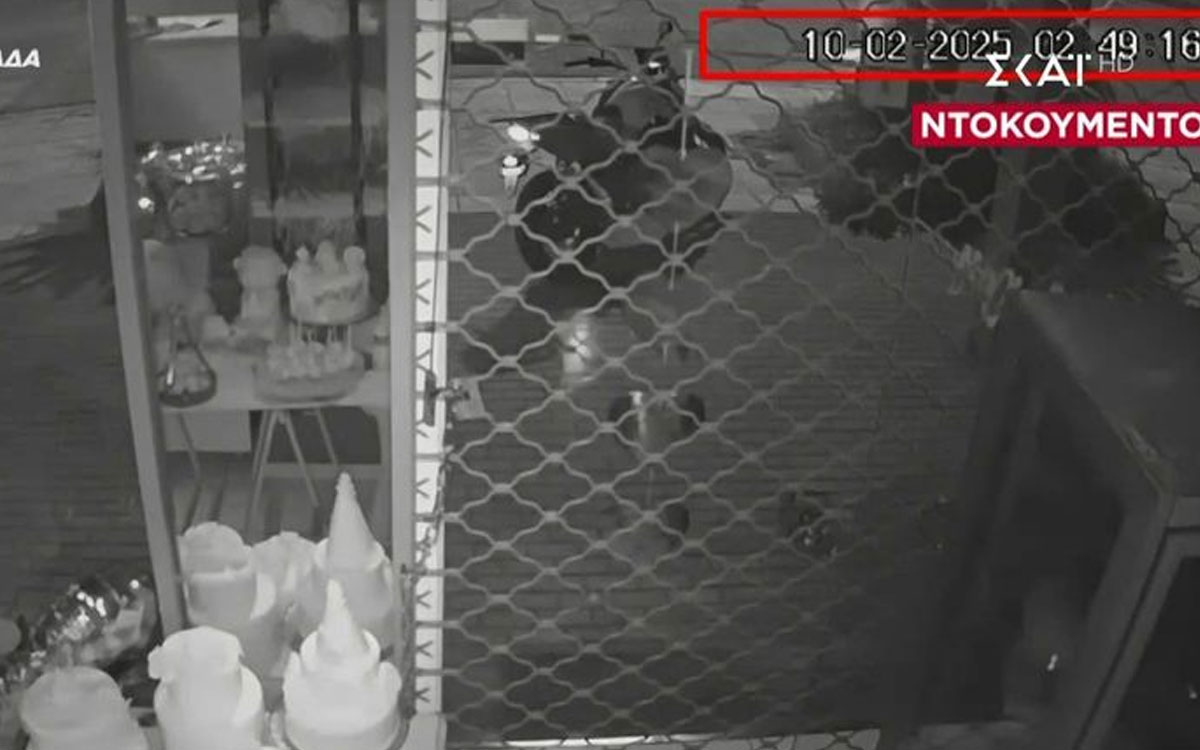 Κορυδαλλός: Διαρρήκτης μπήκε σε ζαχαροπλαστείο και έκλεψε γαλακτομπούρεκα (βίντεο)