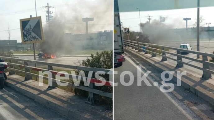 Φωτιά σε ΙΧ στον Άγιο Ιωάννη Ρέντη