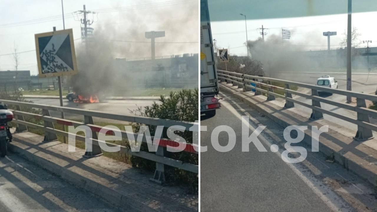 Φωτιά σε ΙΧ στον Άγιο Ιωάννη Ρέντη – Άμεση επέμβαση της Πυροσβεστικής (Εικόνες)