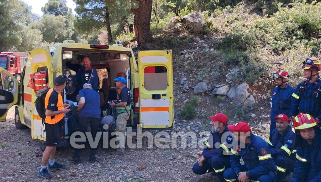 Εύβοια: Επιχείρηση για γυναίκα που τραυματίστηκε ενώ έκανε πεζοπορία 4 Εύβοια: Επιχείρηση για γυναίκα που τραυματίστηκε ενώ έκανε πεζοπορία