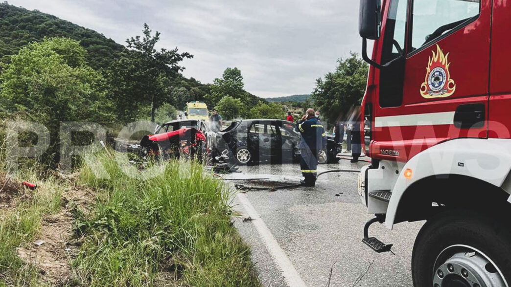 Καβάλα: Απανθρακώθηκε άνδρας μετά από σφοδρή σύγκρουση οχημάτων