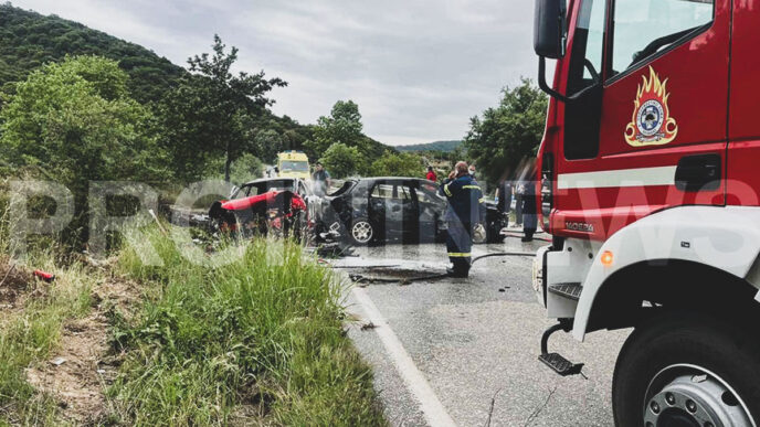 Καβάλα: Απανθρακώθηκε άνδρας μετά από σφοδρή σύγκρουση οχημάτων