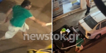 Άγριο κυνήγι με μεταλλικό Αντικείμενο κατέγραψε κάμερα