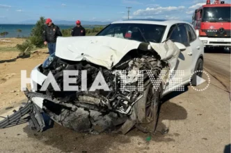 Τροχαίο στην Ηλεία: Σύγκρουση ΙΧ με Τρακτέρ στην Ε.Ο. Ανδραβίδας – Κυλλήνης