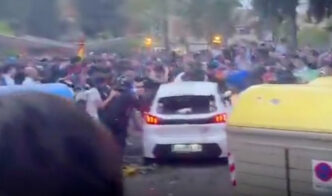 Αυτοκίνητο έπεσε σε οπαδούς πριν το Εσπανιόλ-Μπαρτσελόνα