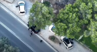Νέα Μάκρη: Βίντεο από drone της ΕΛ.ΑΣ. καταγράφει καρέ-καρέ τη σύλληψη διακινητή ναρκωτικών
