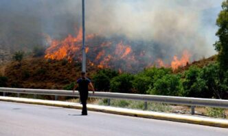 Φωτιά στη Χίο