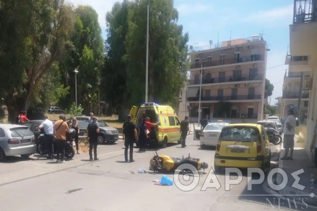 Καλαμάτα: Καταδίωξη σε οδηγό μηχανής-Τραυματίστηκε αστυνομικός[Φωτό]