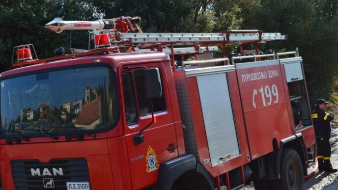 Συναγερμός στην Πυροσβεστική