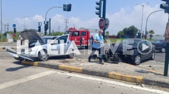 Ηλεία: Τροχαίο με τρία άτομα στην Εθνική Οδό
