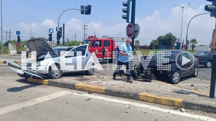 Ηλεία: Τροχαίο με τρία άτομα στην Εθνική Οδό