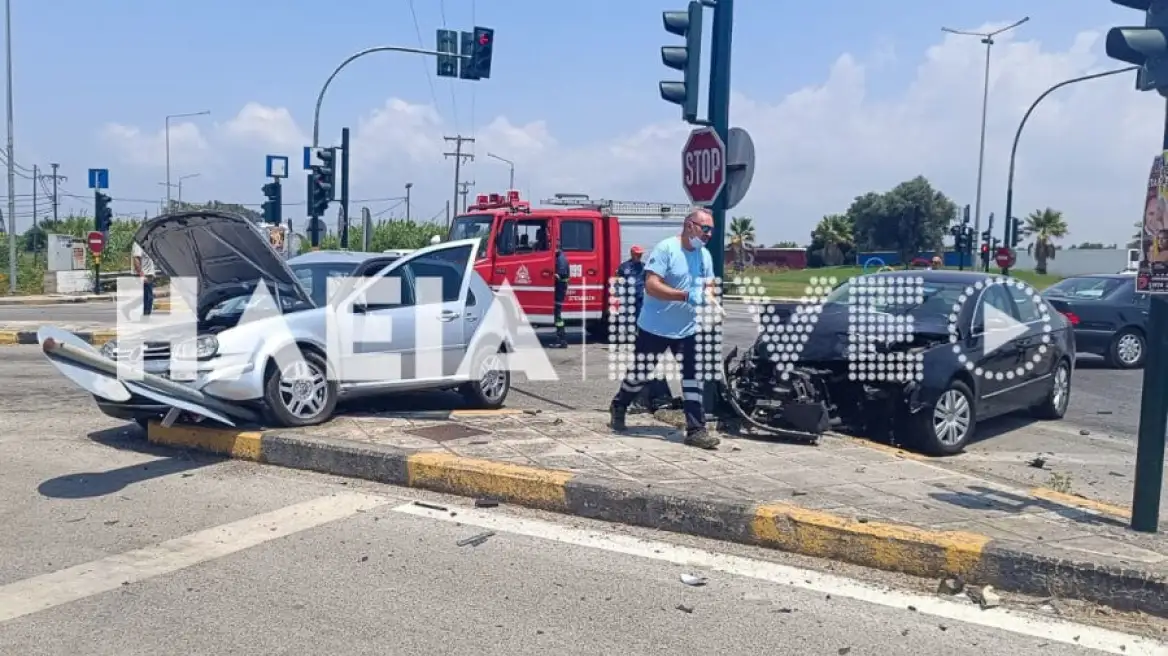 Ηλεία: Τροχαίο με τρία άτομα στην Εθνική Οδό