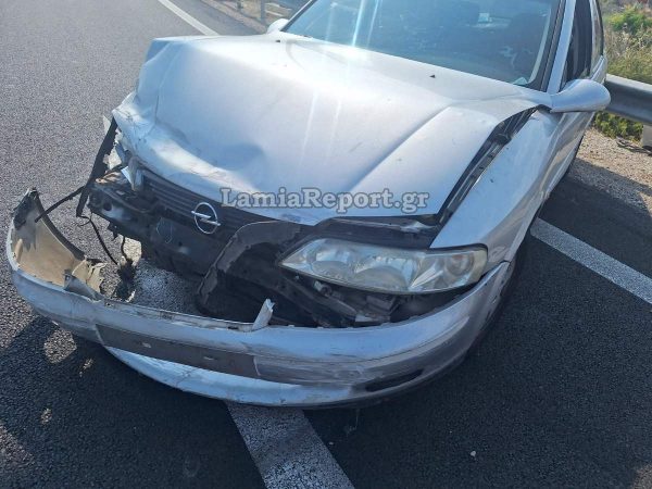Λαμία: Τροχαίο ατύχημα στον ΠΑΘΕ