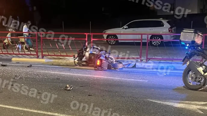 Λάρισα: Νέα τραγωδία στην άσφαλτο