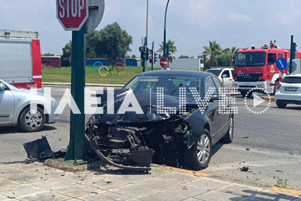 Σοκ στην Ηλεία: Τροχαίο με τρία άτομα στην Εθνική Οδό - Επιχείρηση της Πυροσβεστικής
