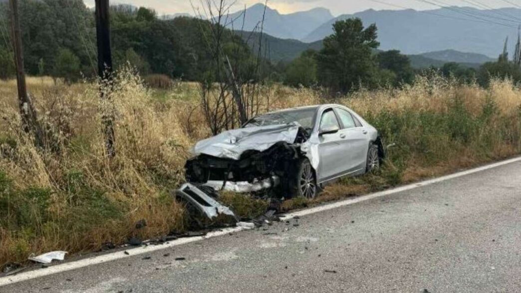 Εθνική Οδός Τρικάλων-Ιωαννίνων: Μετωπική σύγκρουση οχημάτων– 1 νεκρός και 2 τραυματίες[ Φωτο]