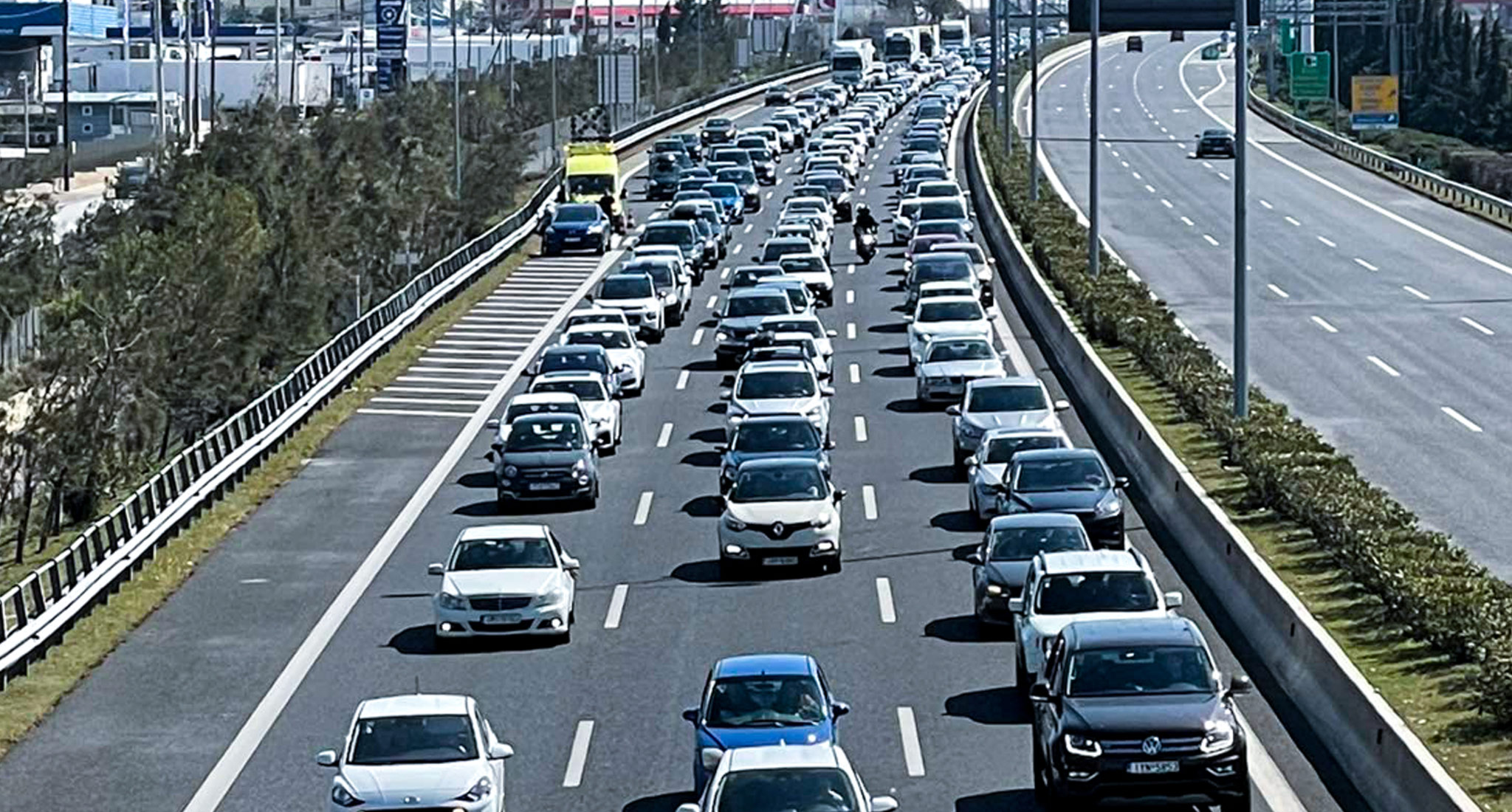 Τροχαίο ατύχημα στην Αττική Οδό