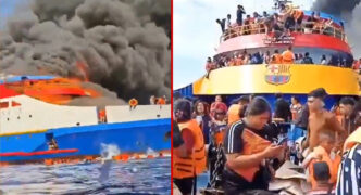 Ινδονησία: Τουλάχιστον πέντε νεκροί από πυρκαγιά σε επιβατηγό πλοίο