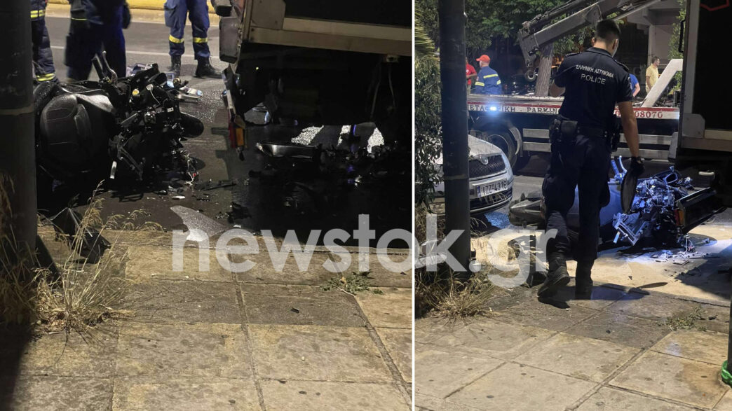 Καλλιθέα: Νεκρός μοτοσικλετιστής μετά από πρόσκρουση σε φορτηγό