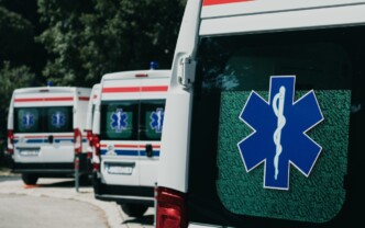 τροχαίο με ασθενοφόρο Γουδί