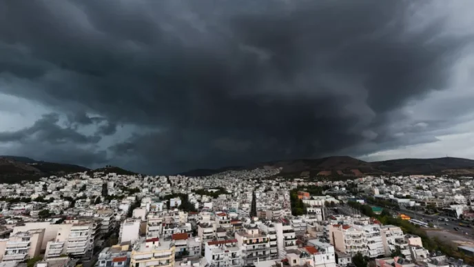 Καιρός καταιγίδες και ζέστη