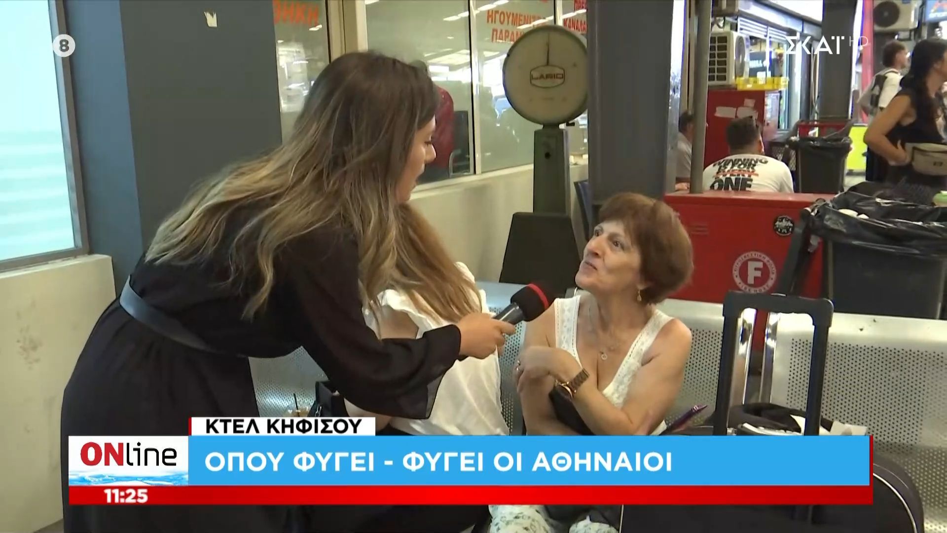 «Γιατί έφυγες από την ΕΡΤ;» – Η απρόσμενη ερώτηση πολίτη στη Μαίρη Σκανδάλη που την έφερε σε αμηχανία στον αέρα του ΣΚΑΪ