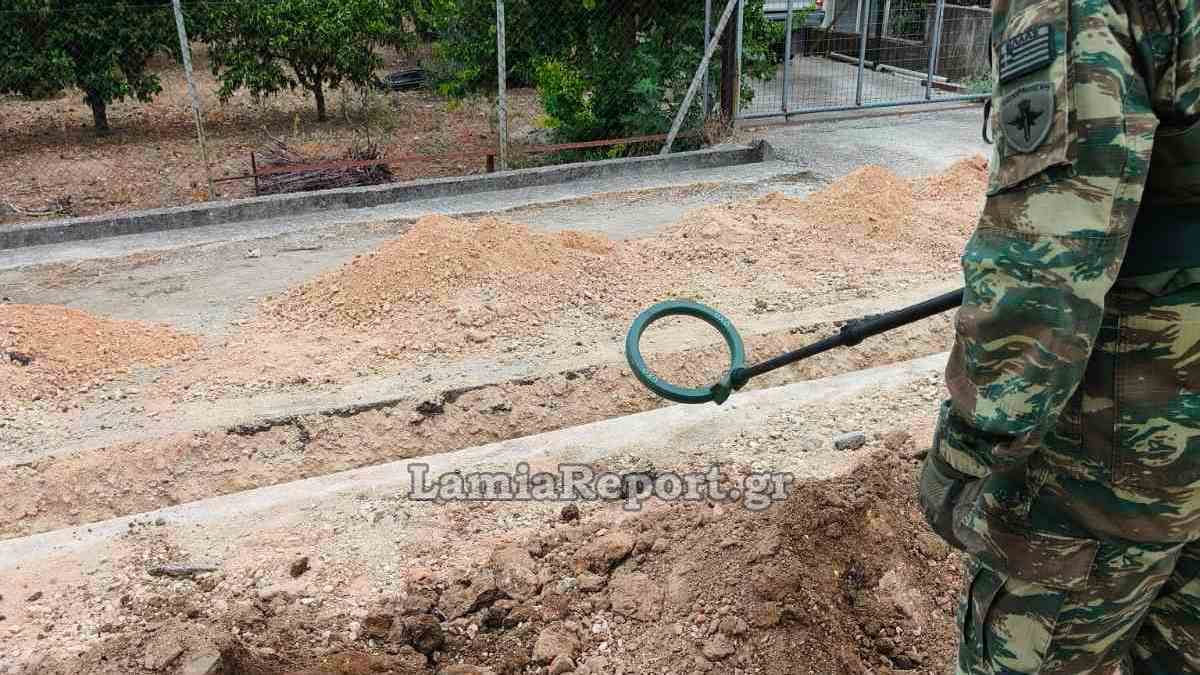 Συναγερμός στη Λαμία: Βρέθηκαν βλήματα του Β’ Παγκοσμίου Πολέμου σε εκσκαφές φυσικού αερίου
