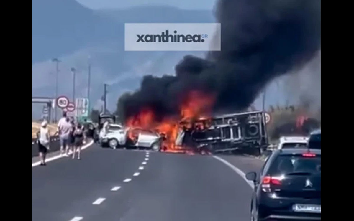 Ασύλληπτη τραγωδία στην Εγνατία: Τρεις νεκροί απανθρακώθηκαν σε σύγκρουση οχημάτων – Δύο χαροπαλεύουν